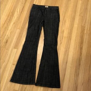 Free People Hi- Rise Bellbottom Flares